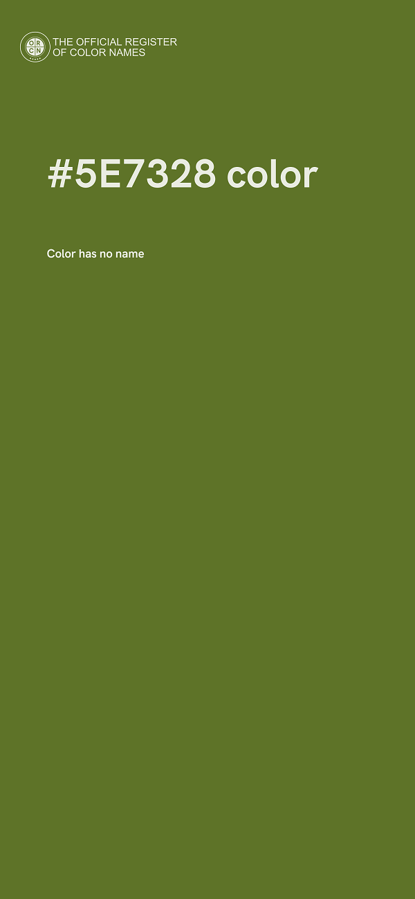 #5E7328 color image