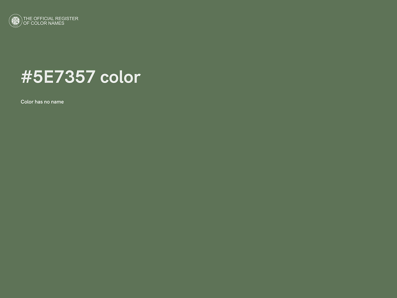 #5E7357 color image
