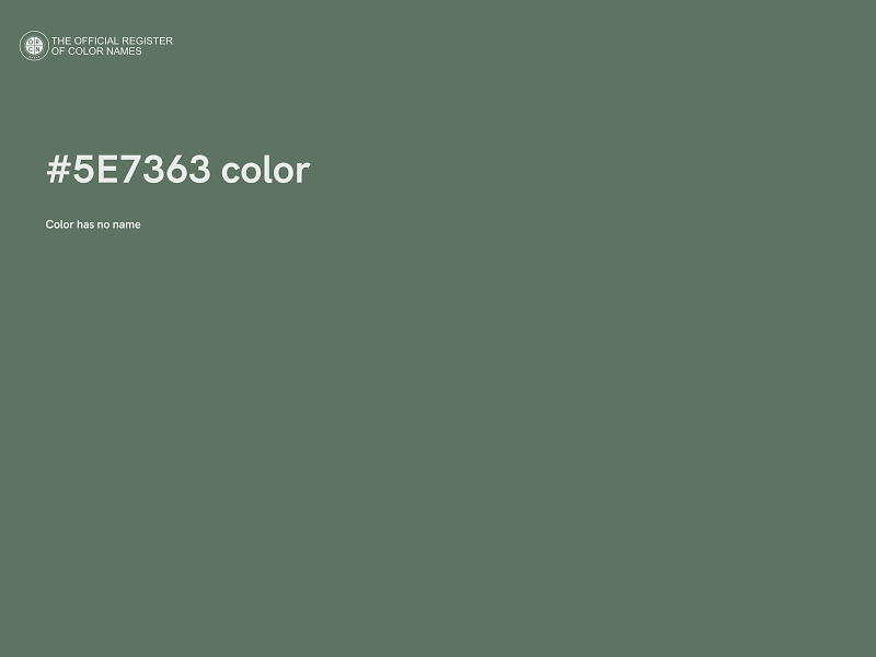 #5E7363 color image