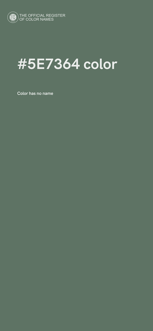 #5E7364 color image