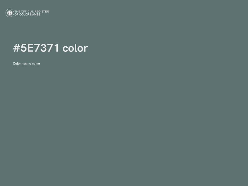 #5E7371 color image