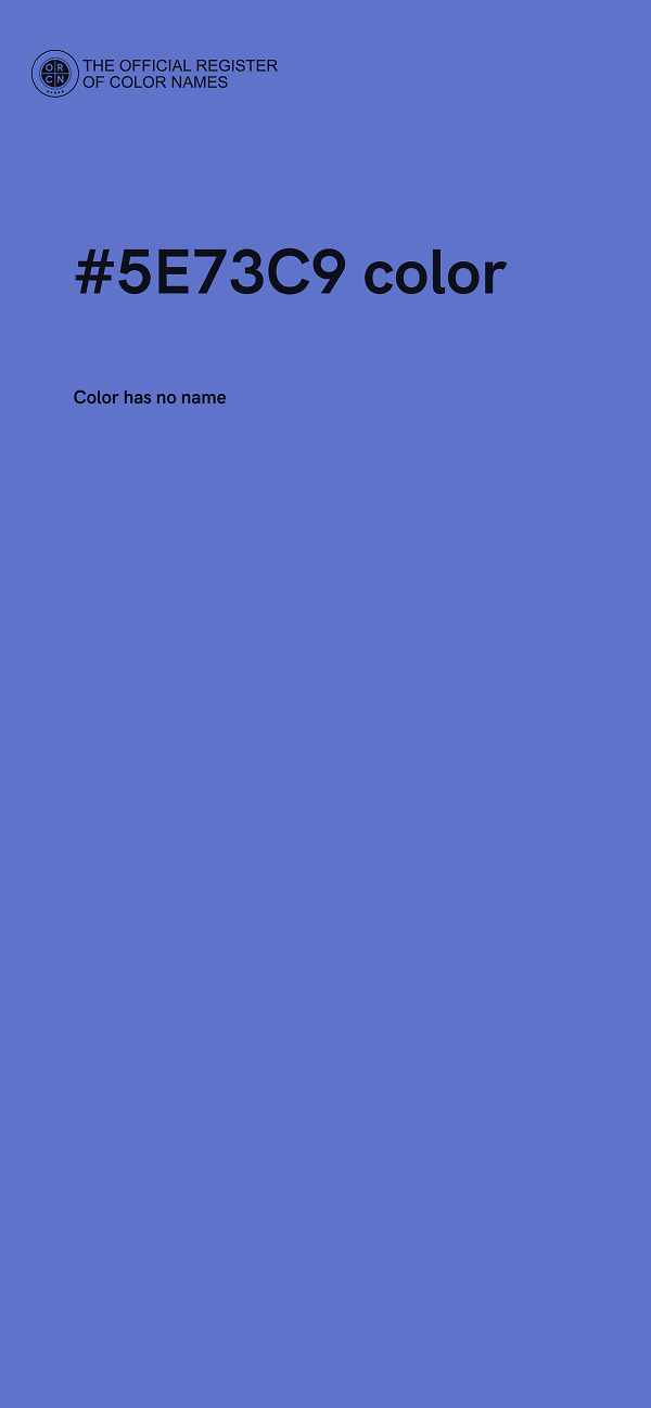 #5E73C9 color image
