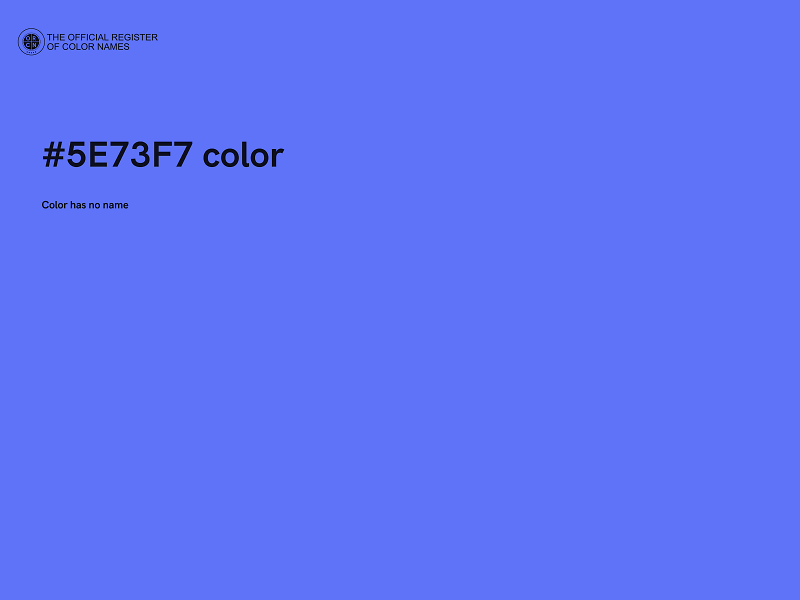 #5E73F7 color image