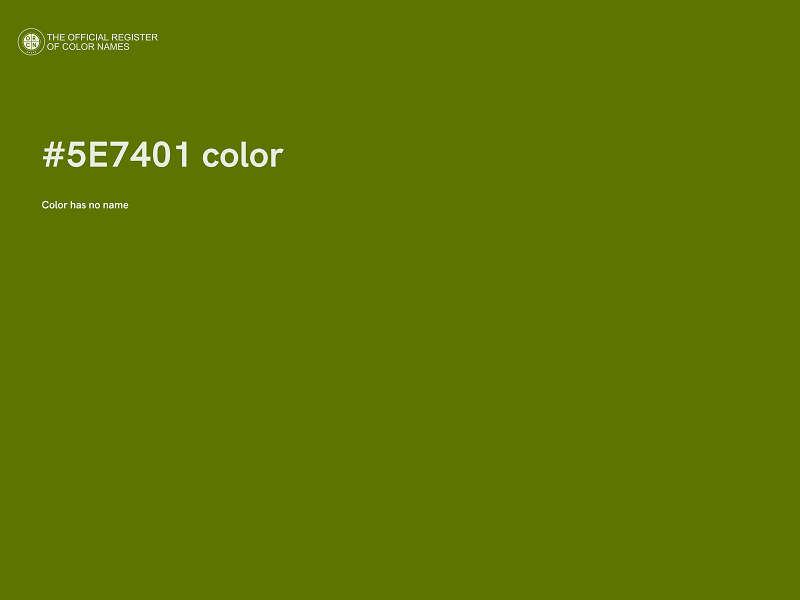#5E7401 color image