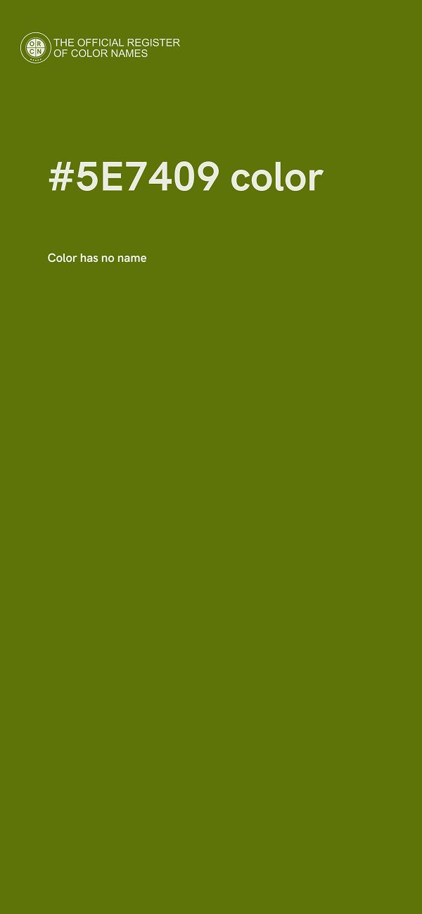 #5E7409 color image