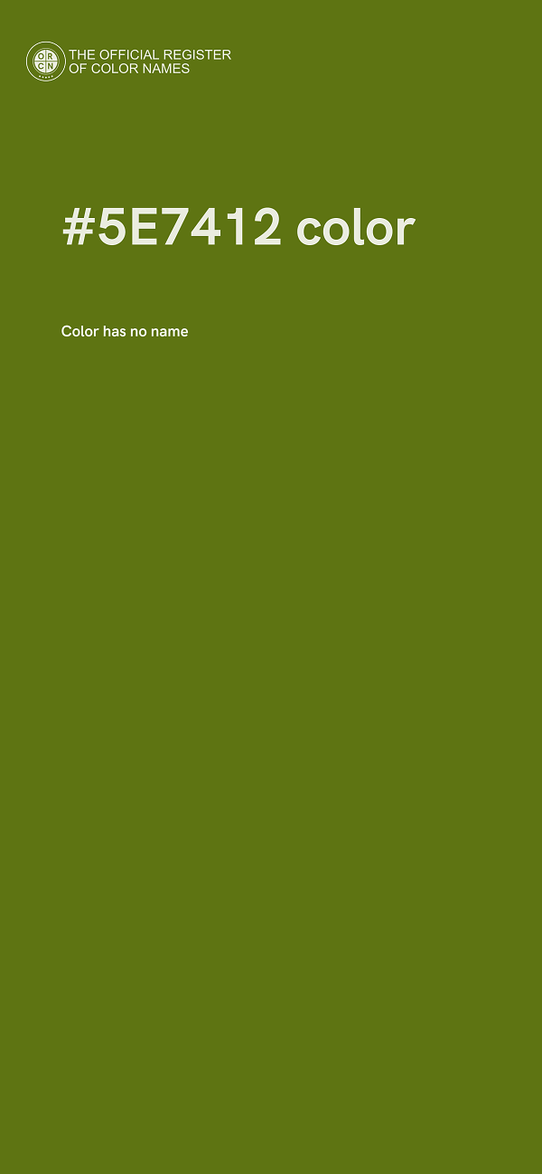 #5E7412 color image