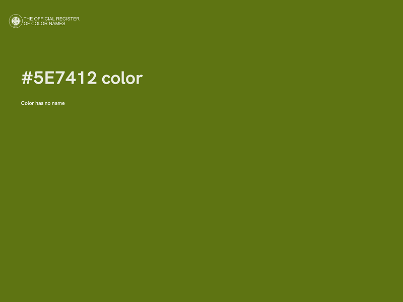 #5E7412 color image