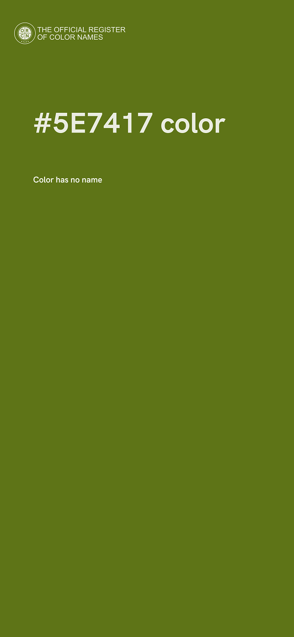 #5E7417 color image