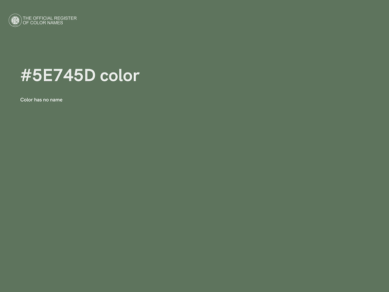 #5E745D color image