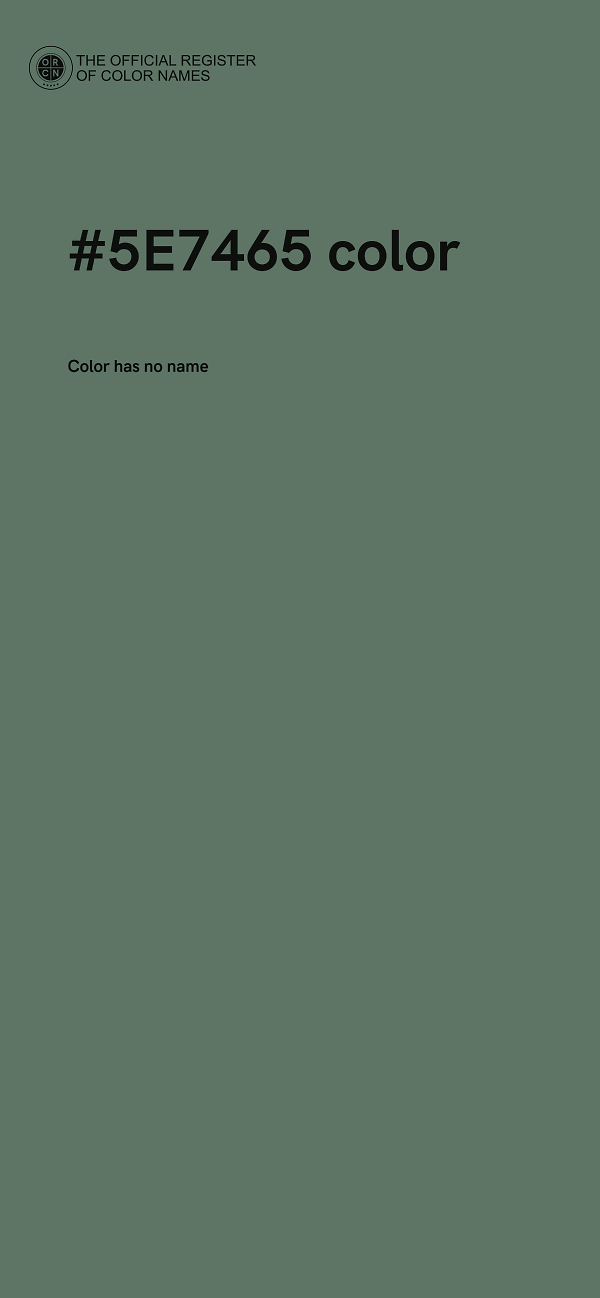 #5E7465 color image
