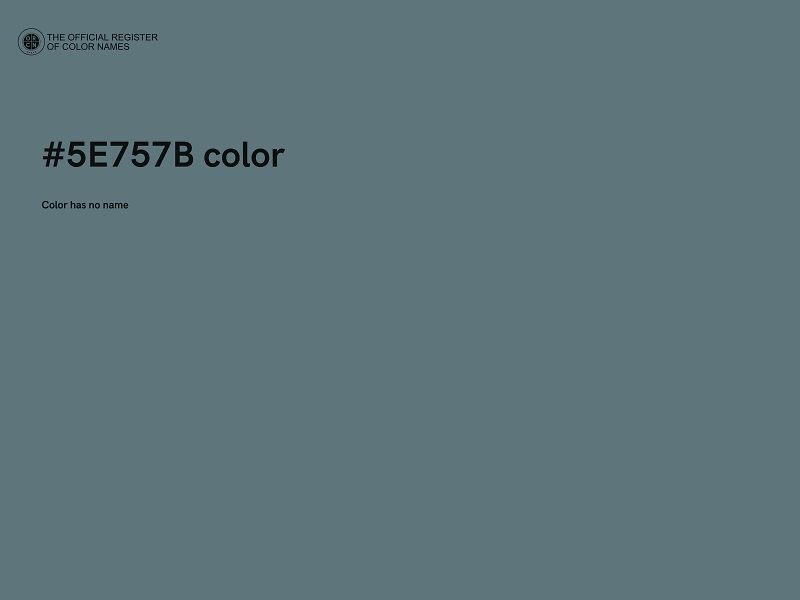 #5E757B color image