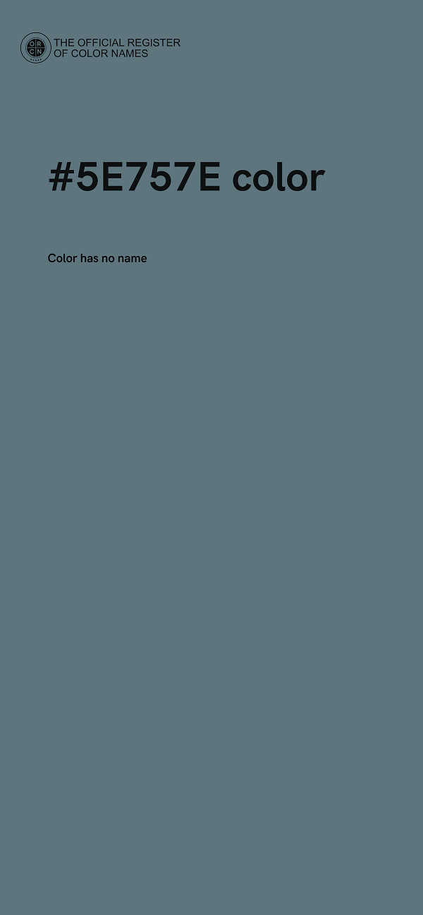 #5E757E color image