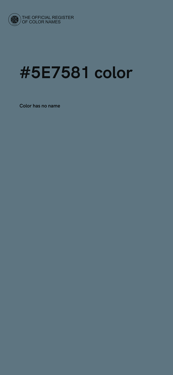 #5E7581 color image