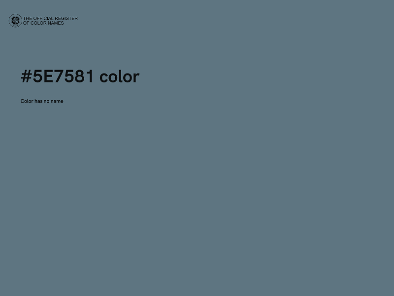 #5E7581 color image