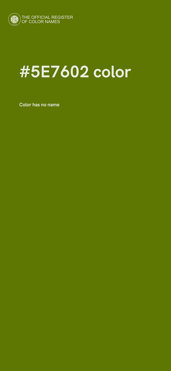 #5E7602 color image