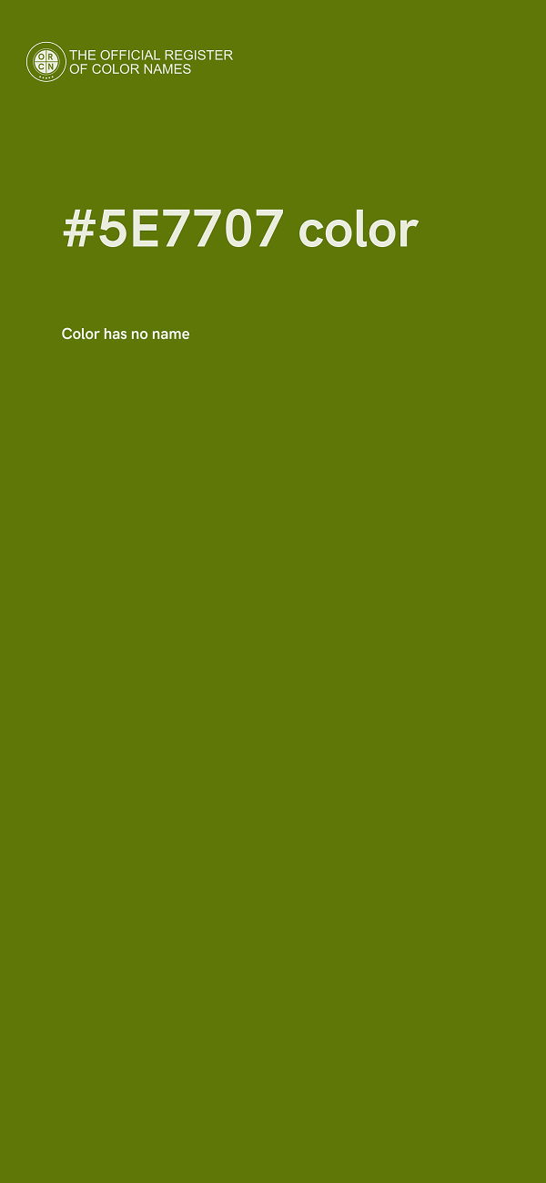 #5E7707 color image