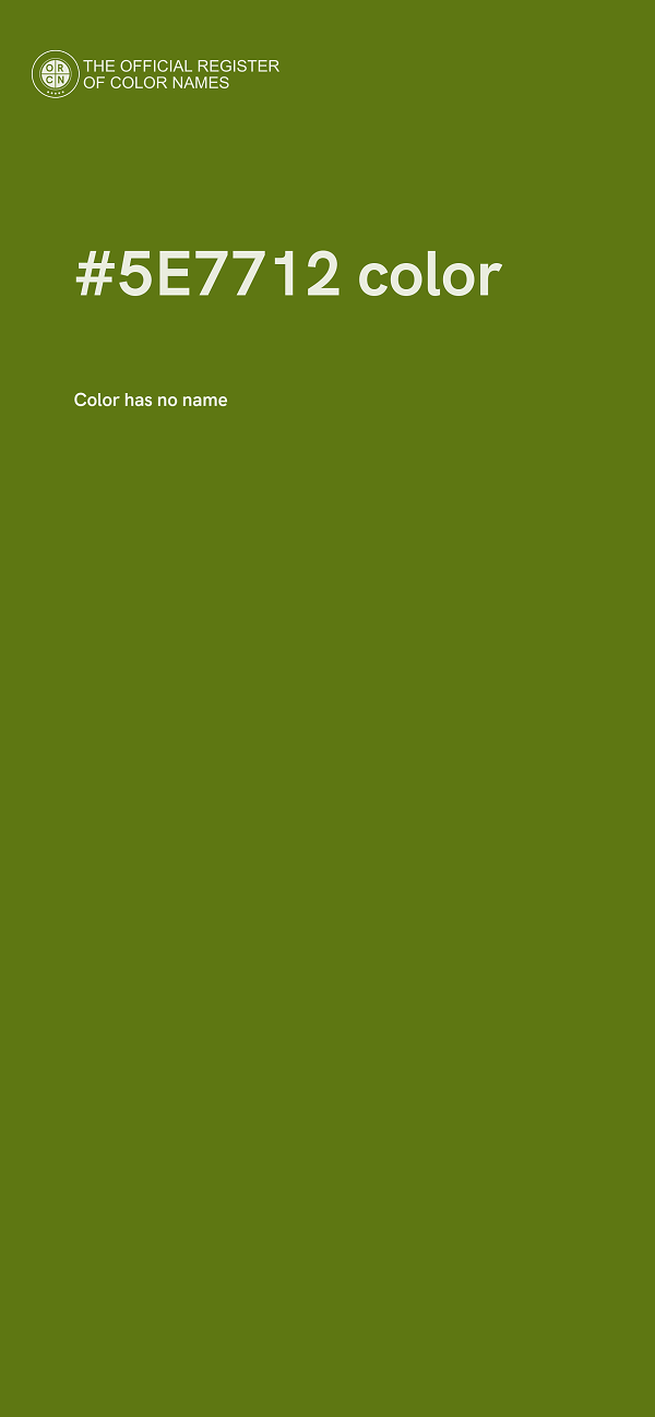 #5E7712 color image