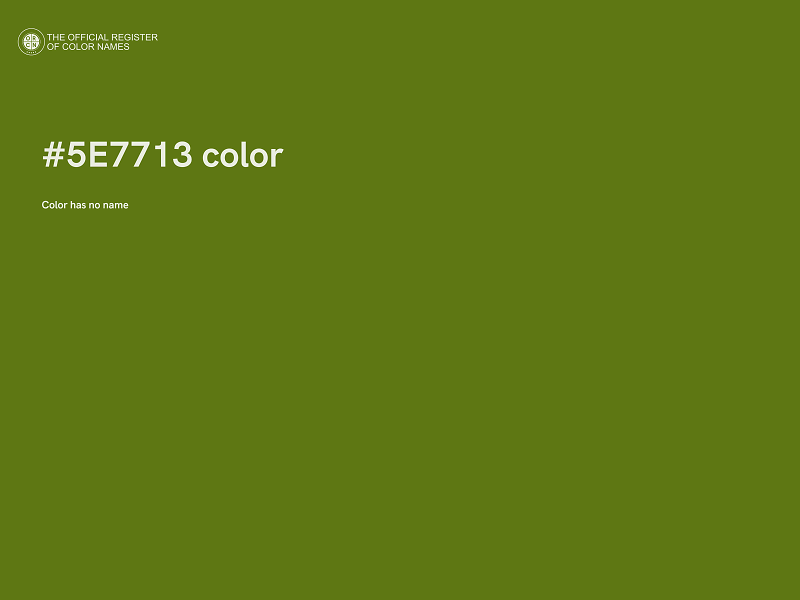 #5E7713 color image