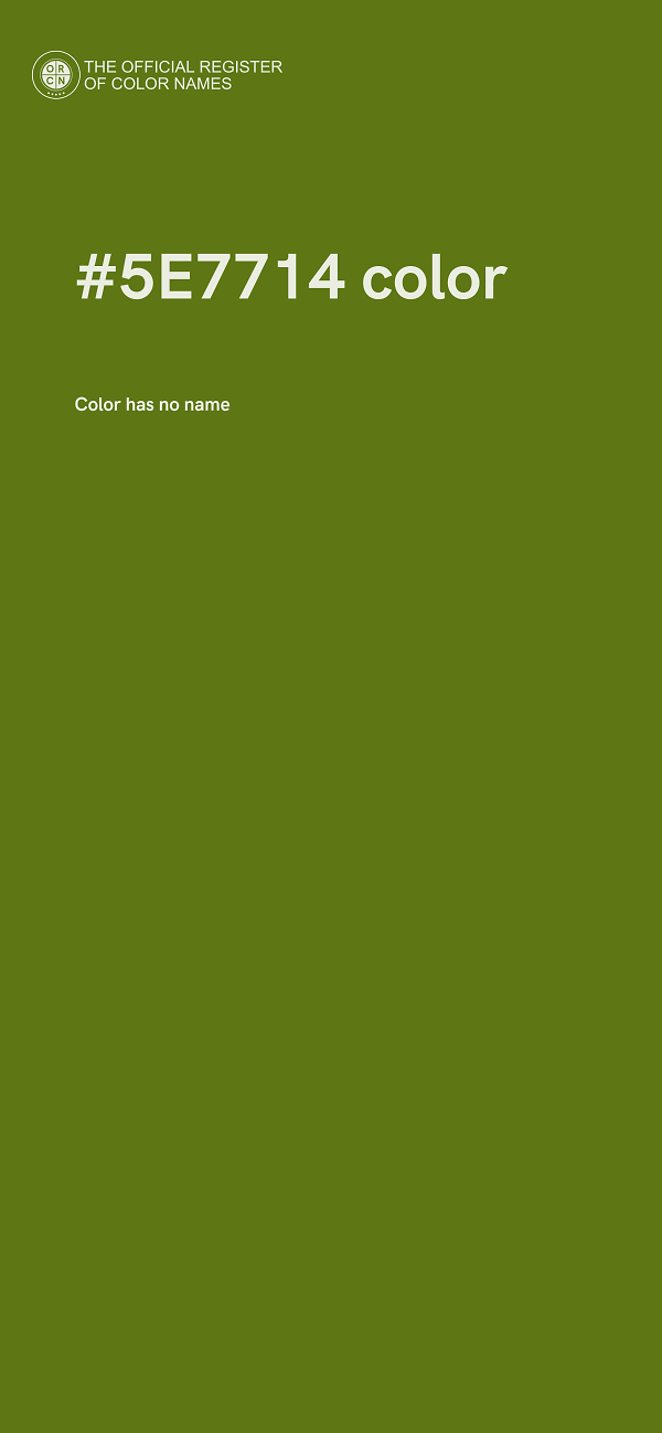 #5E7714 color image