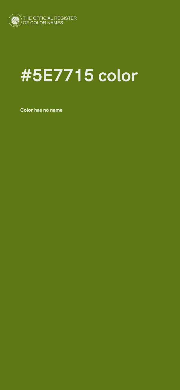 #5E7715 color image
