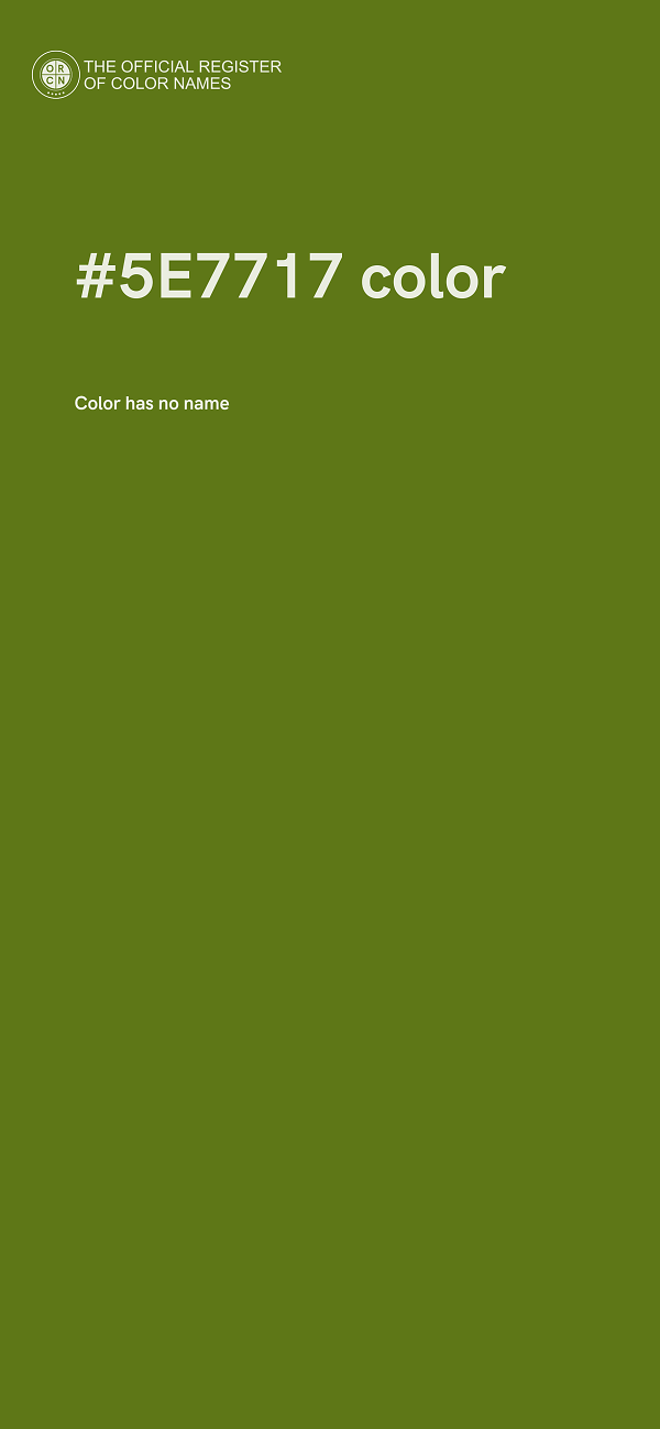 #5E7717 color image