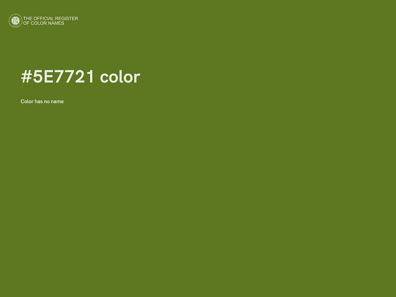 #5E7721 color image