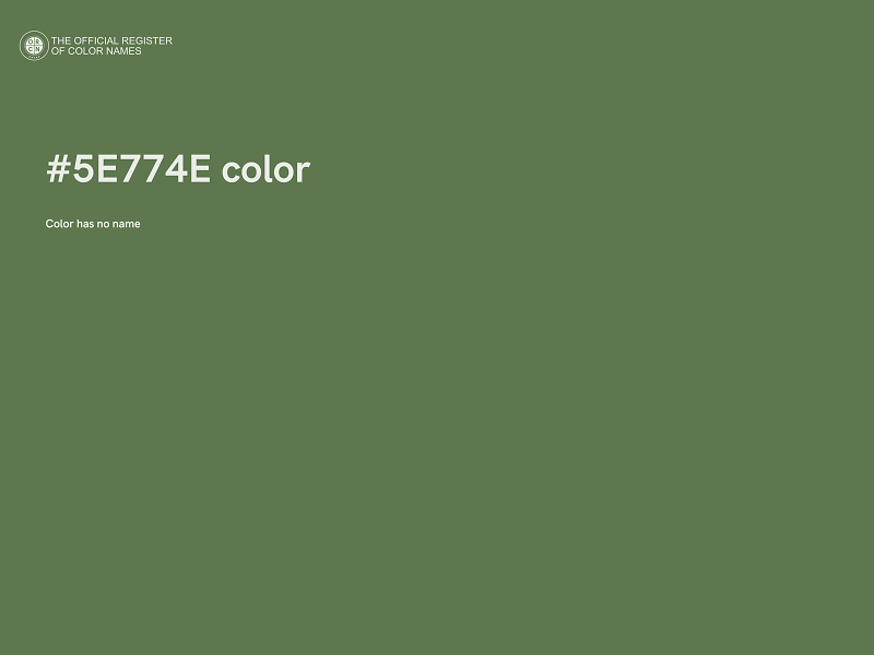 #5E774E color image