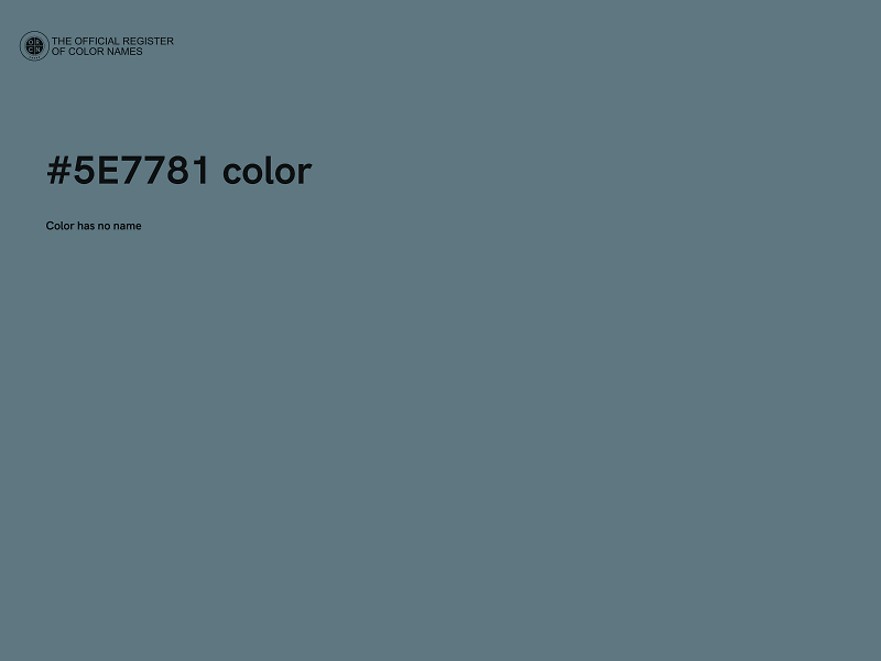 #5E7781 color image