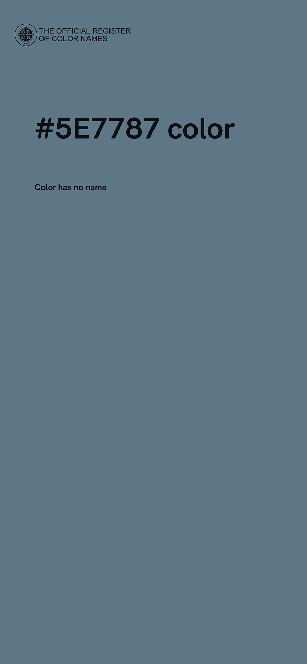 #5E7787 color image