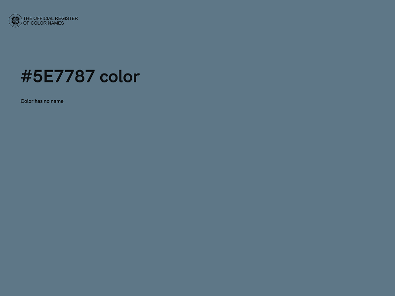 #5E7787 color image