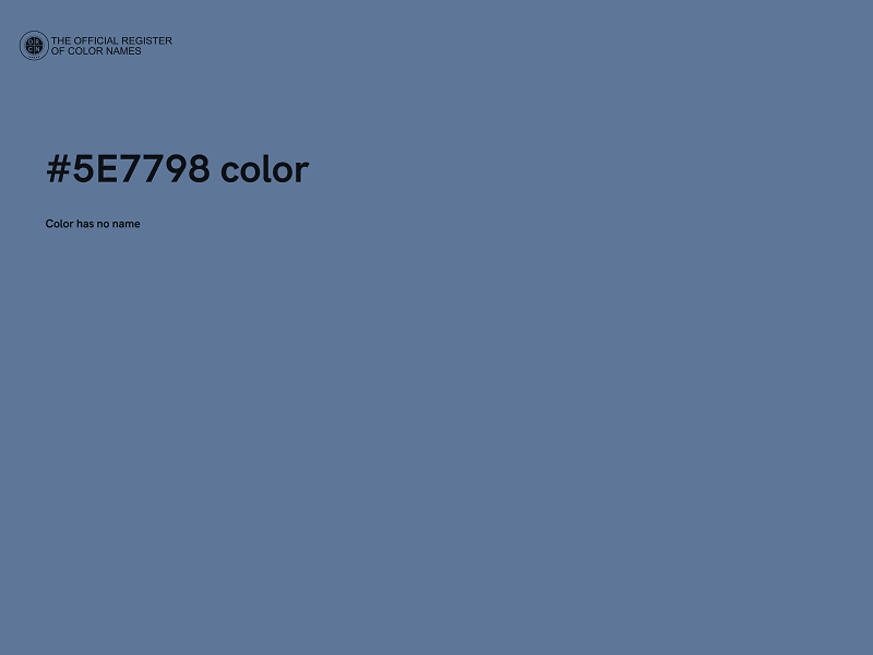 #5E7798 color image