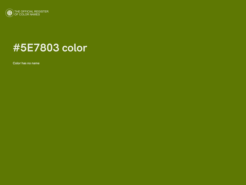#5E7803 color image