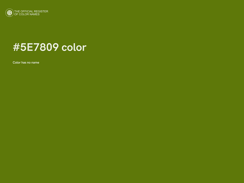 #5E7809 color image