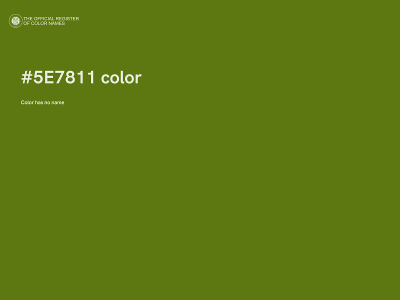 #5E7811 color image
