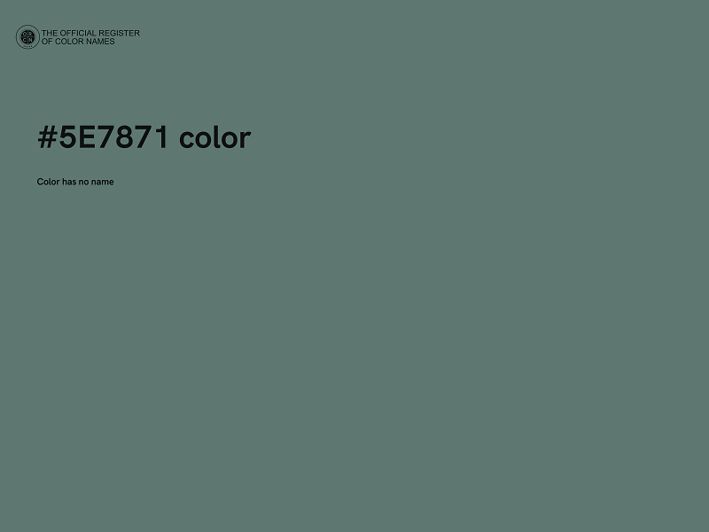 #5E7871 color image