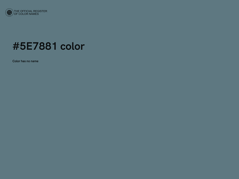 #5E7881 color image