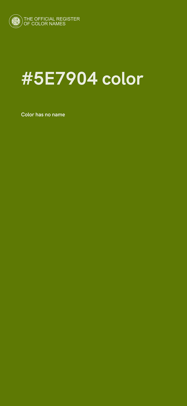 #5E7904 color image