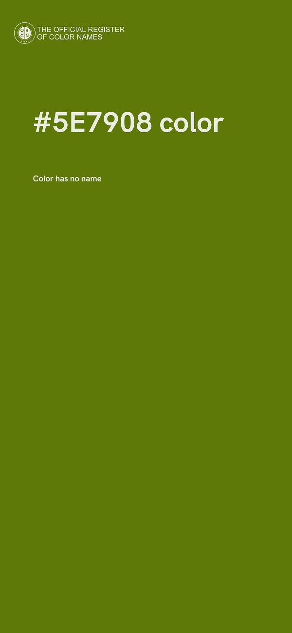 #5E7908 color image
