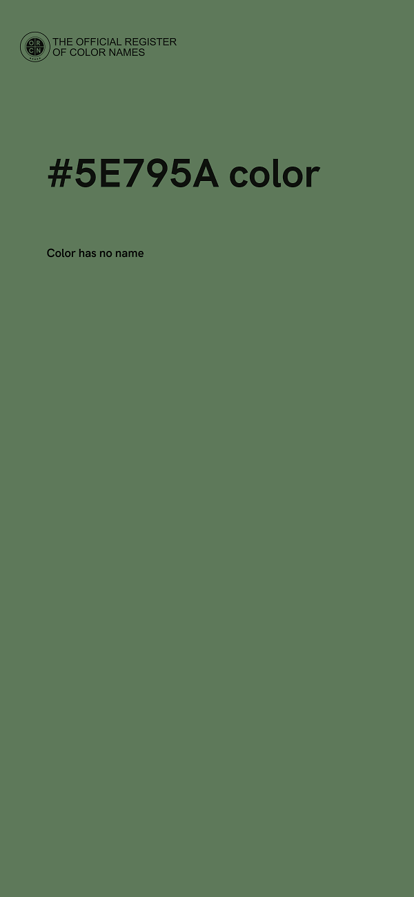 #5E795A color image