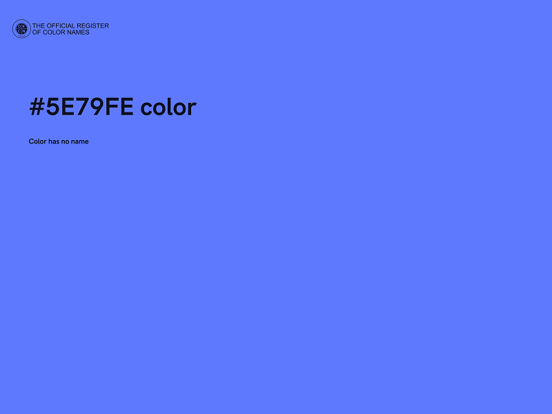 #5E79FE color image