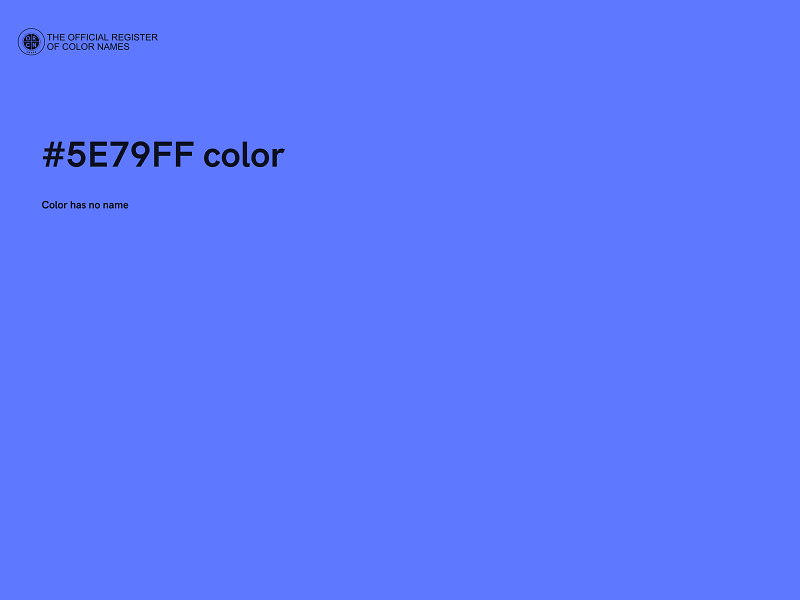 #5E79FF color image
