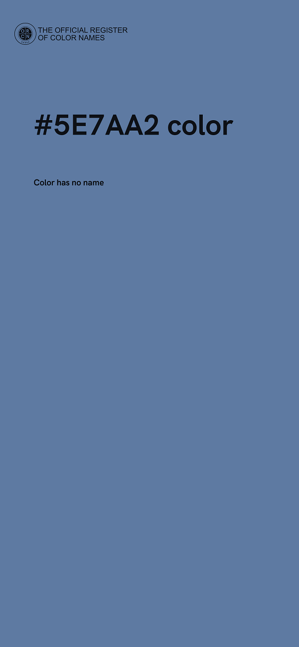 #5E7AA2 color image