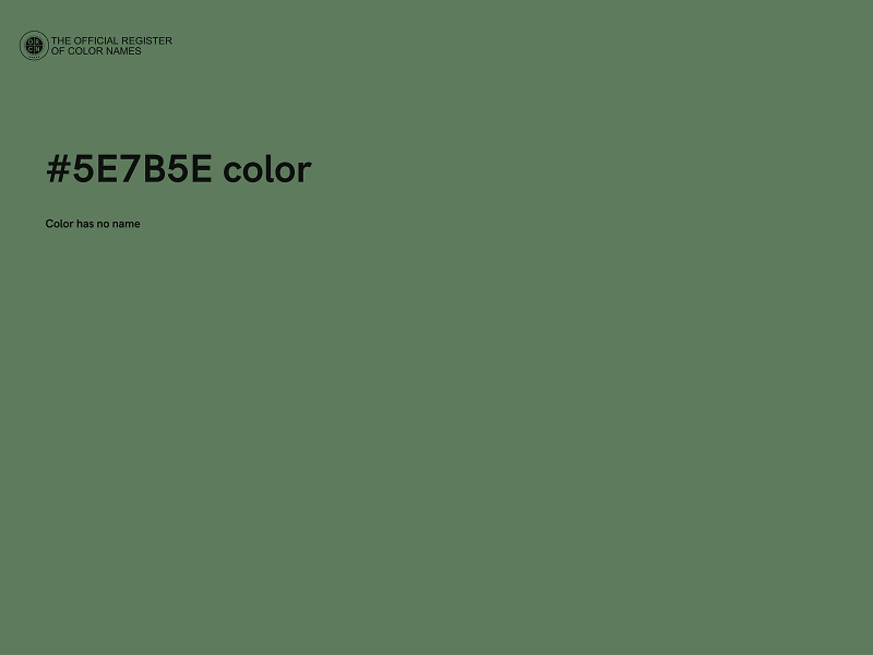 #5E7B5E color image