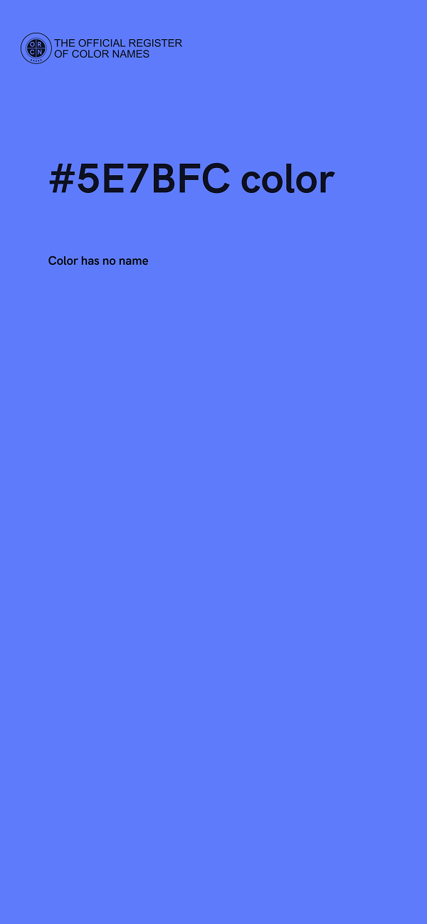 #5E7BFC color image
