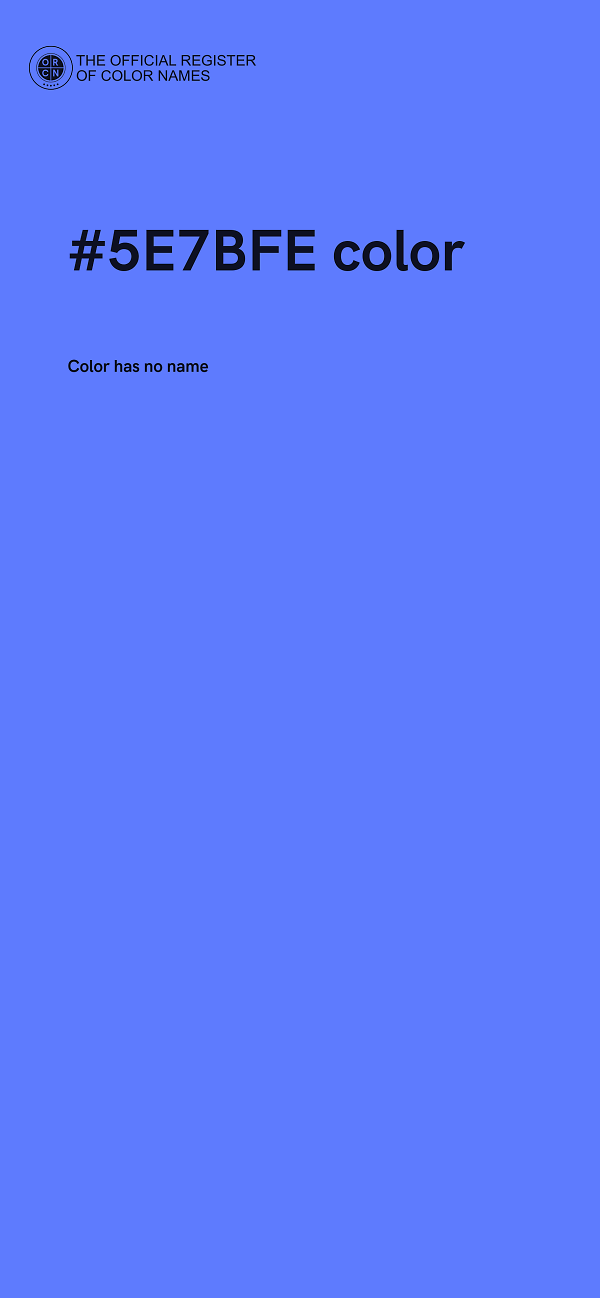 #5E7BFE color image