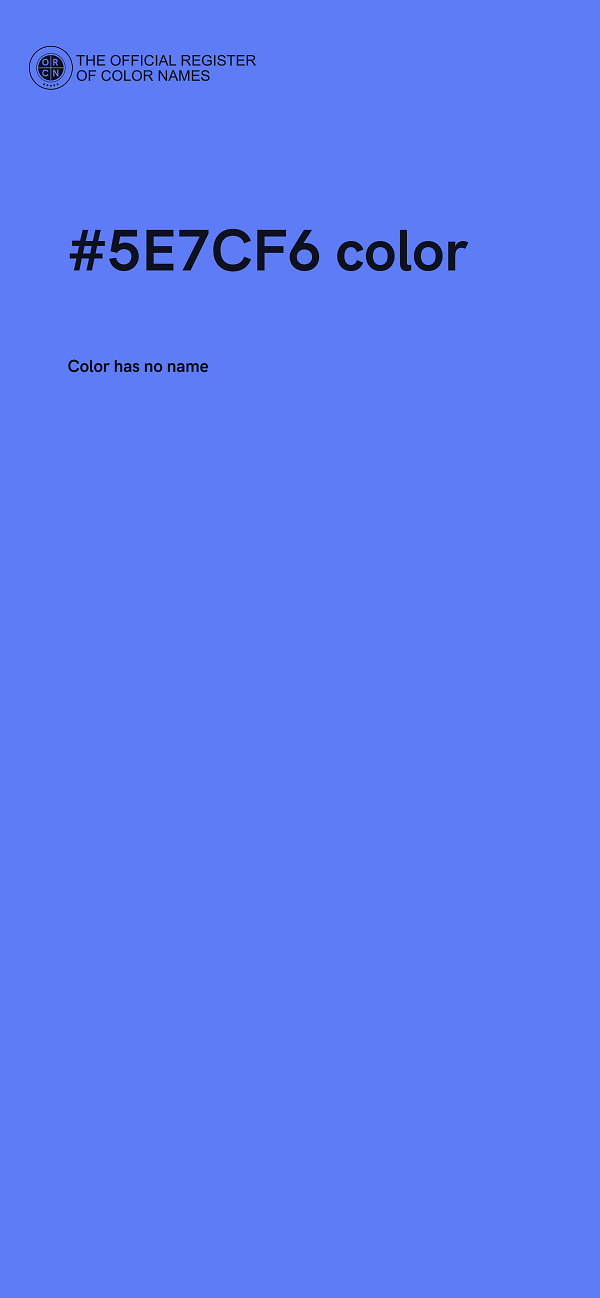 #5E7CF6 color image