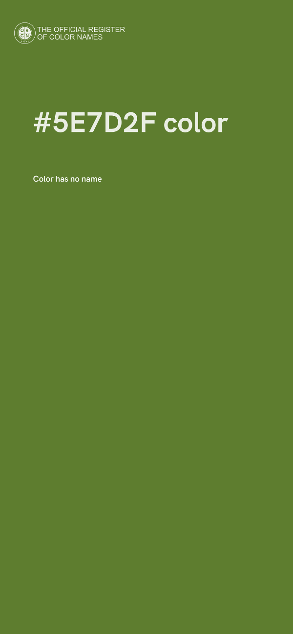 #5E7D2F color image