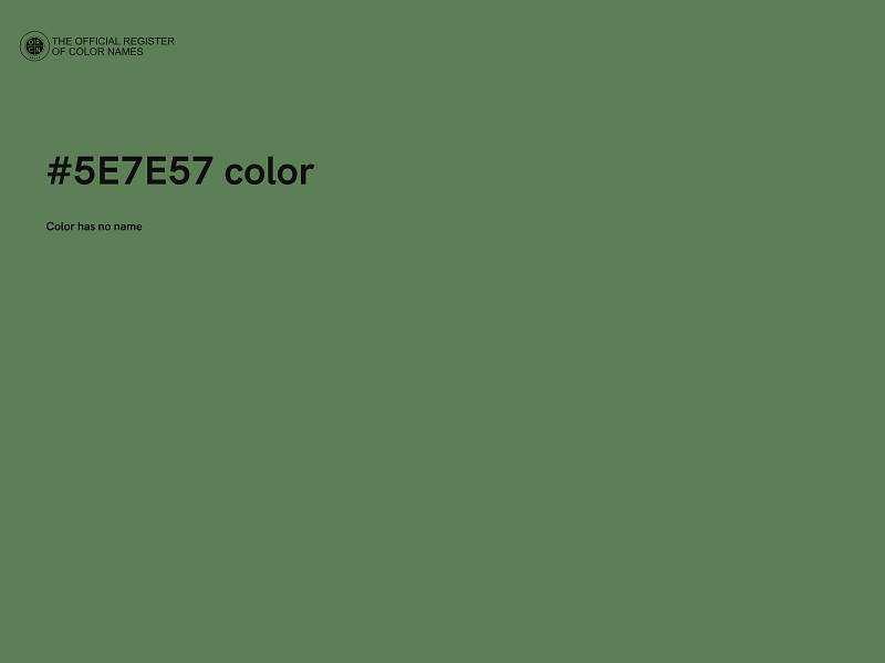 #5E7E57 color image