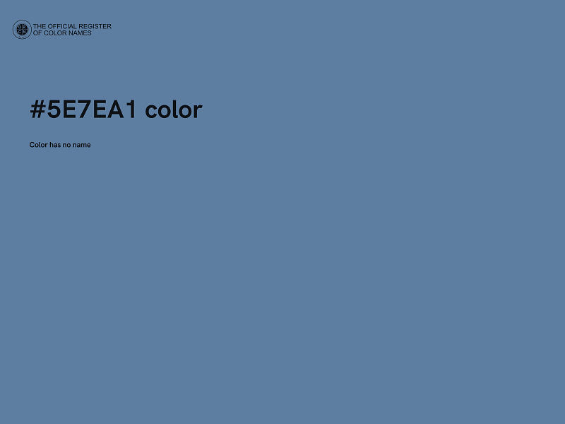 #5E7EA1 color image