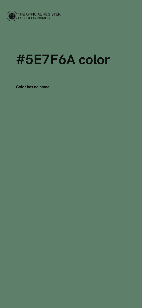 #5E7F6A color image